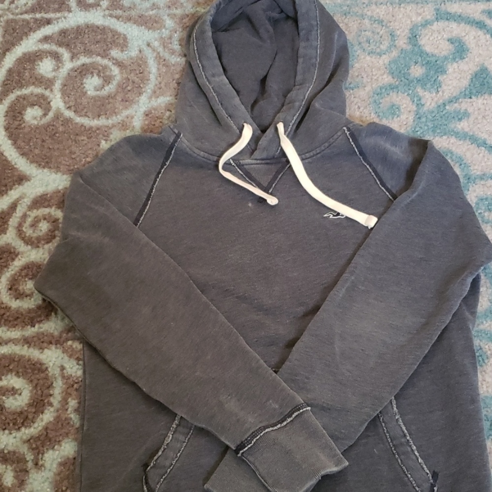 Hollister Charcoal grey hoodie